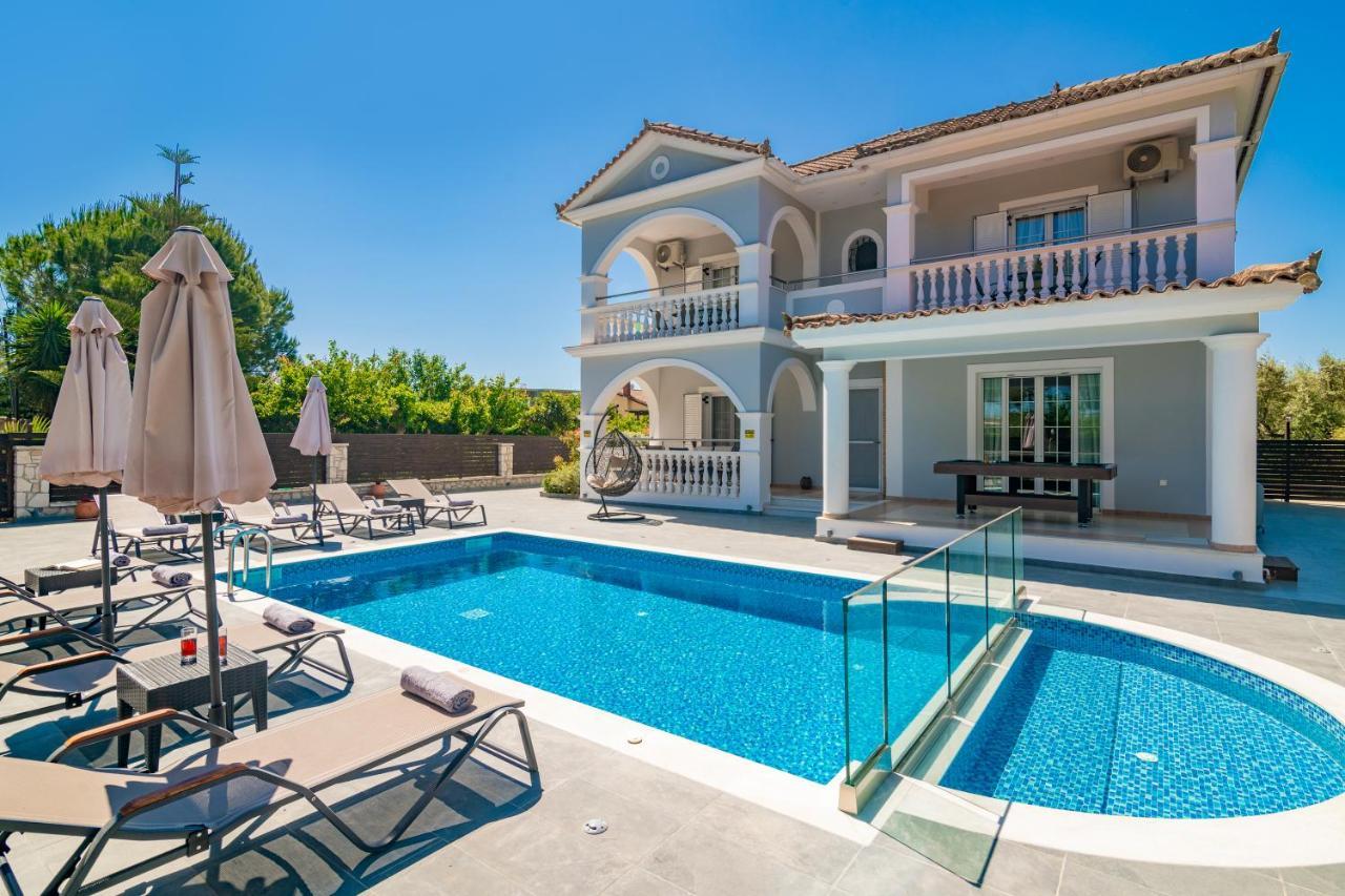 Luxury Villa Vanato & Pool Koukounariá 외부 사진